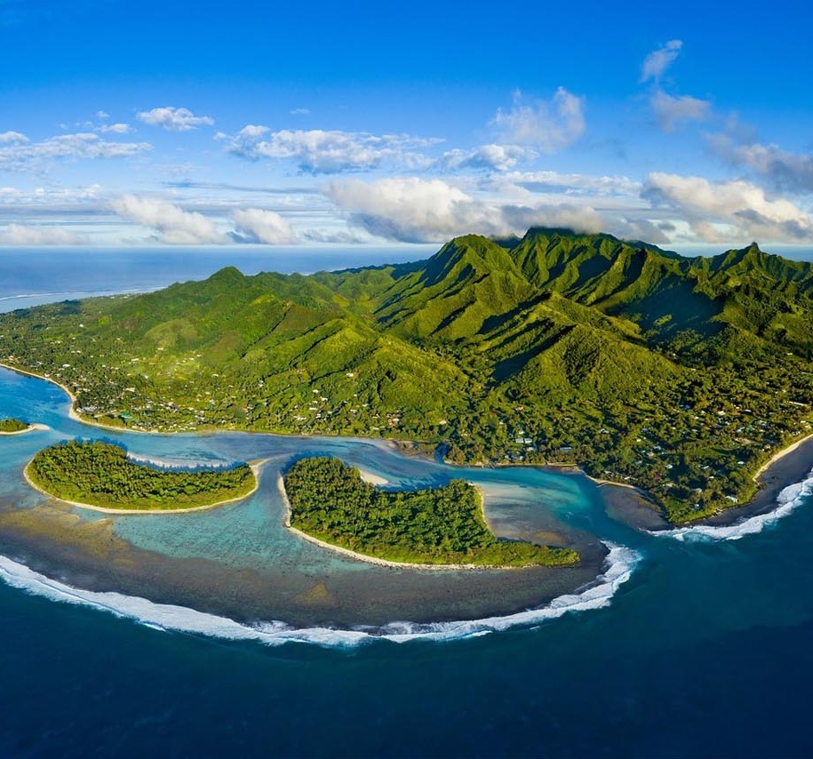 Blick auf eine Insel.