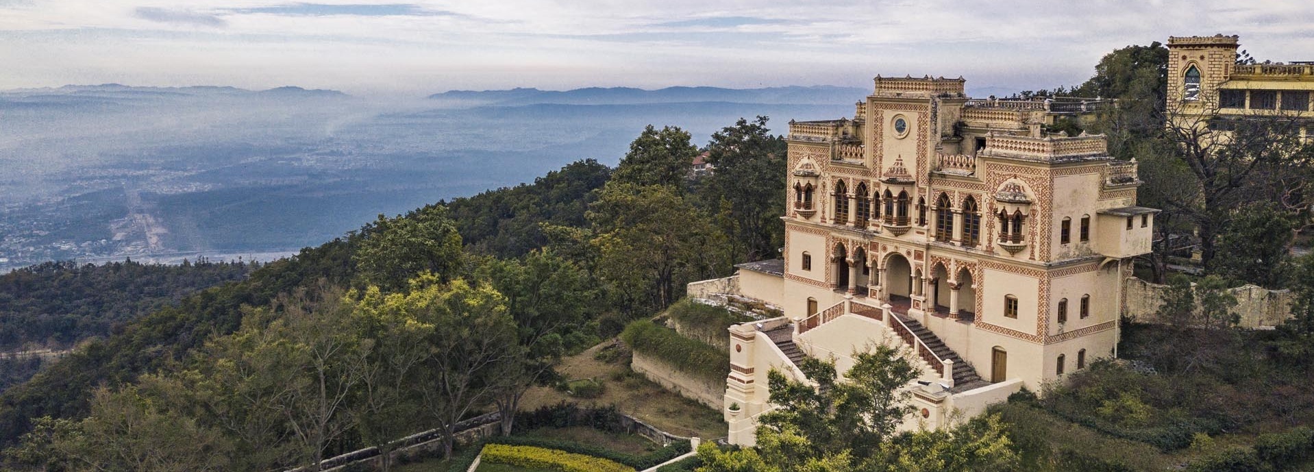 Großes Hotel in Indien.
