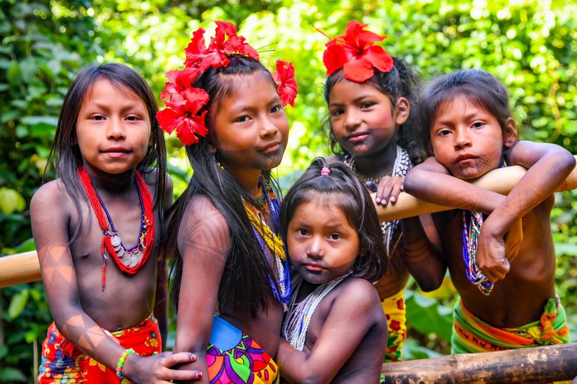 5 Kinder in Playa del Muerto