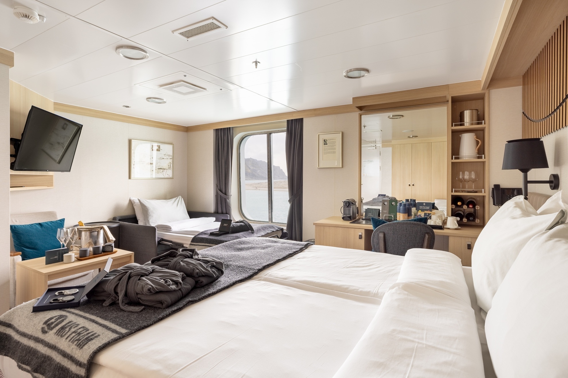 Mini Suite an Bord der MS Fram von HX Expeditions