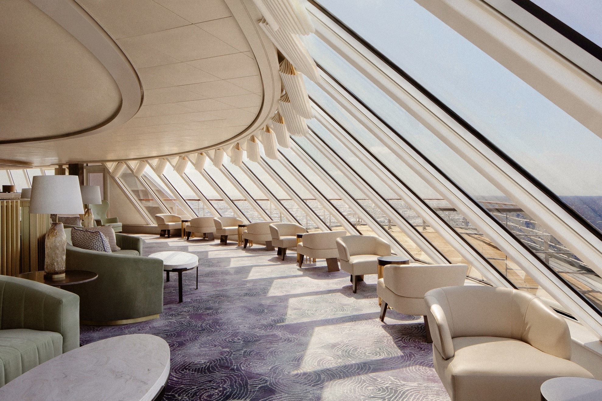 Crystal Cruises Palm Court