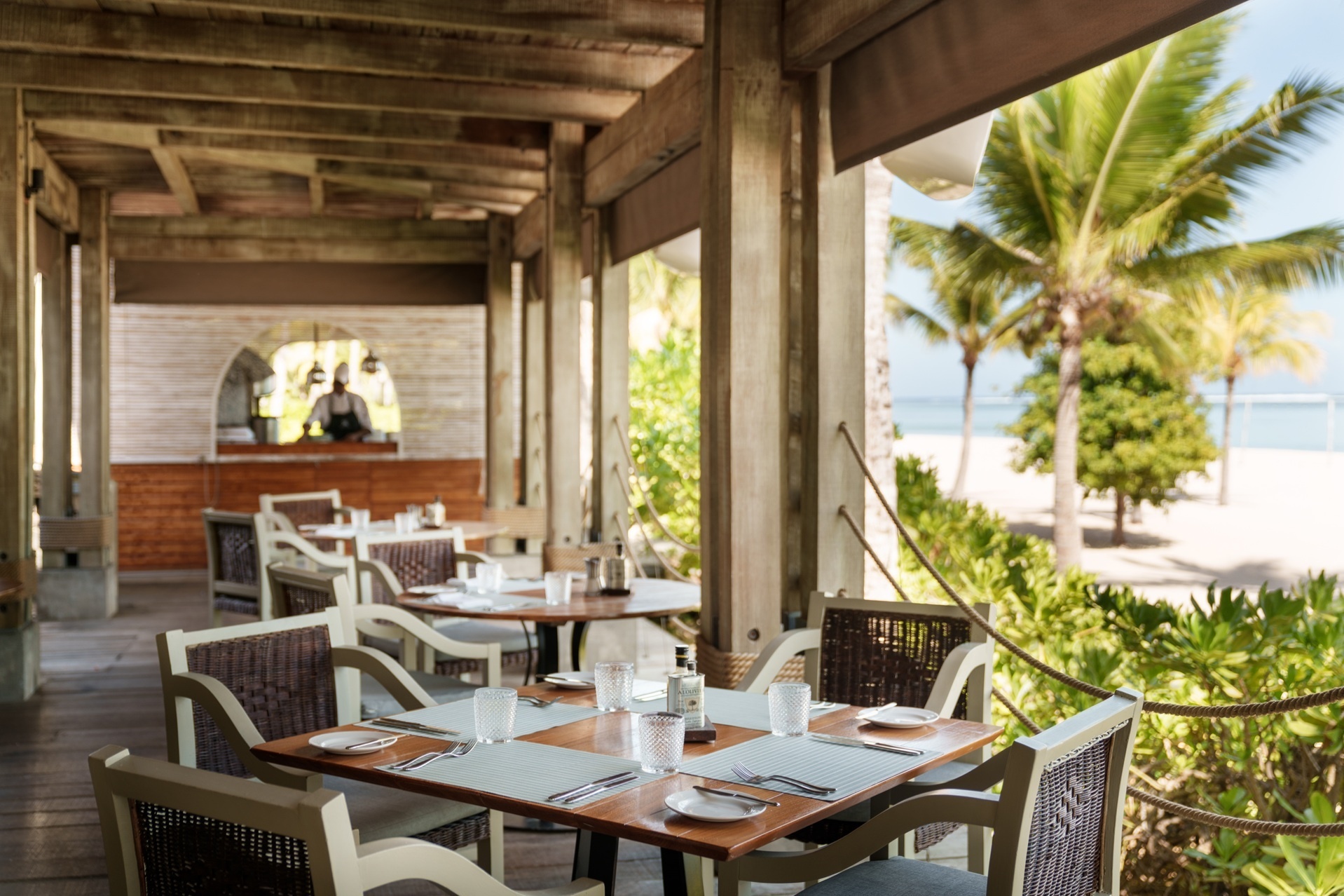 The Boathouse Beach Grill im St Regis Le Morne