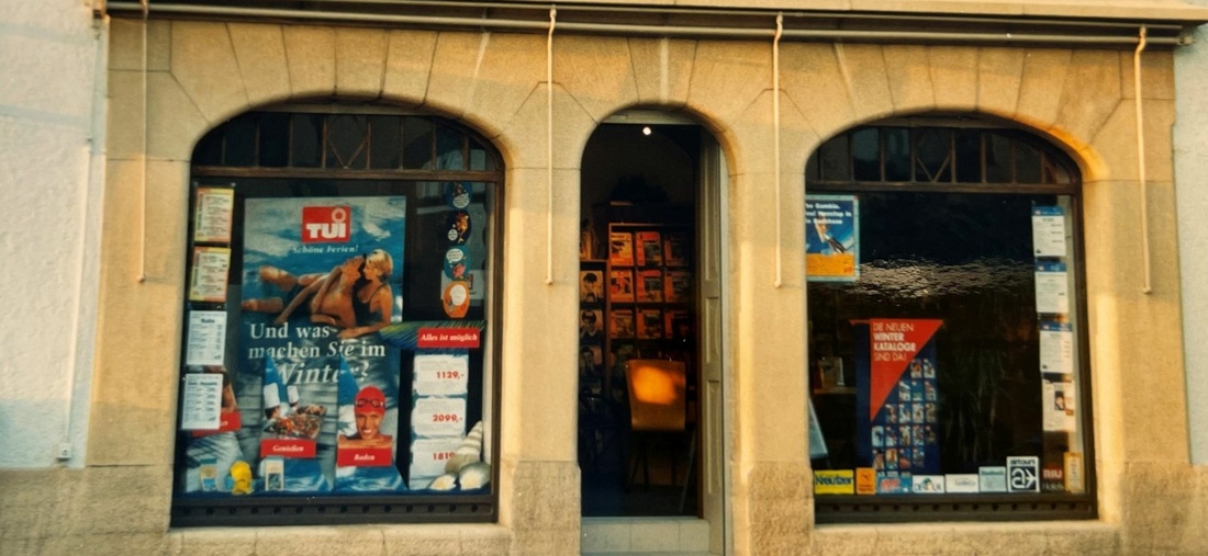 Älteres Bild vom Reisebüro Jordan.