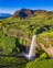 Traumhafter Wasserfall in Island.