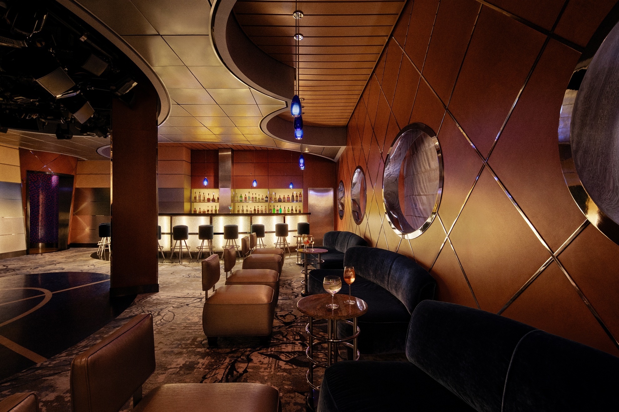 Pulse Night Club an Bord der Crystal Serenity