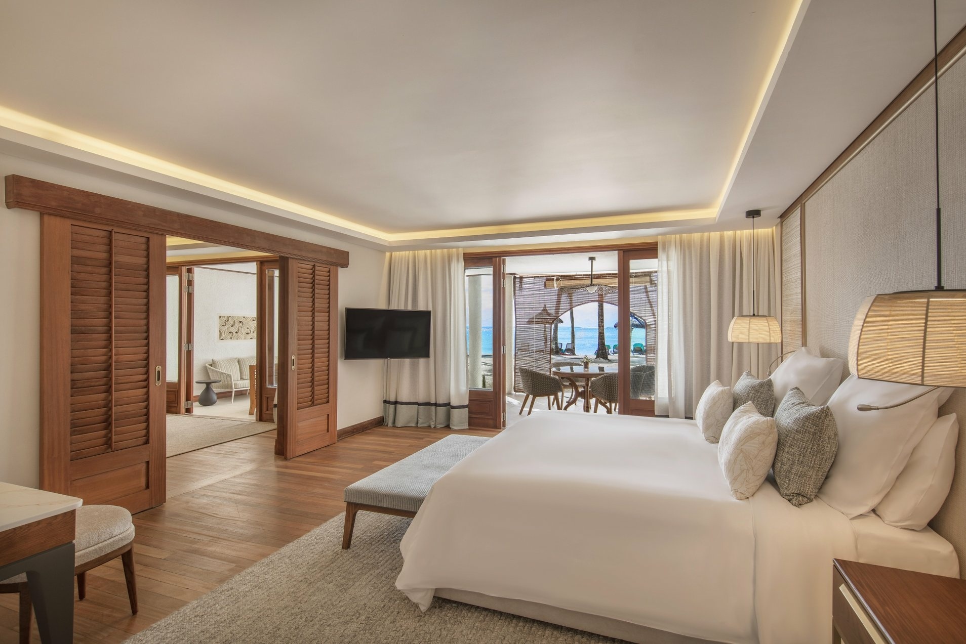 Suite mit Balkon direkt am Meer