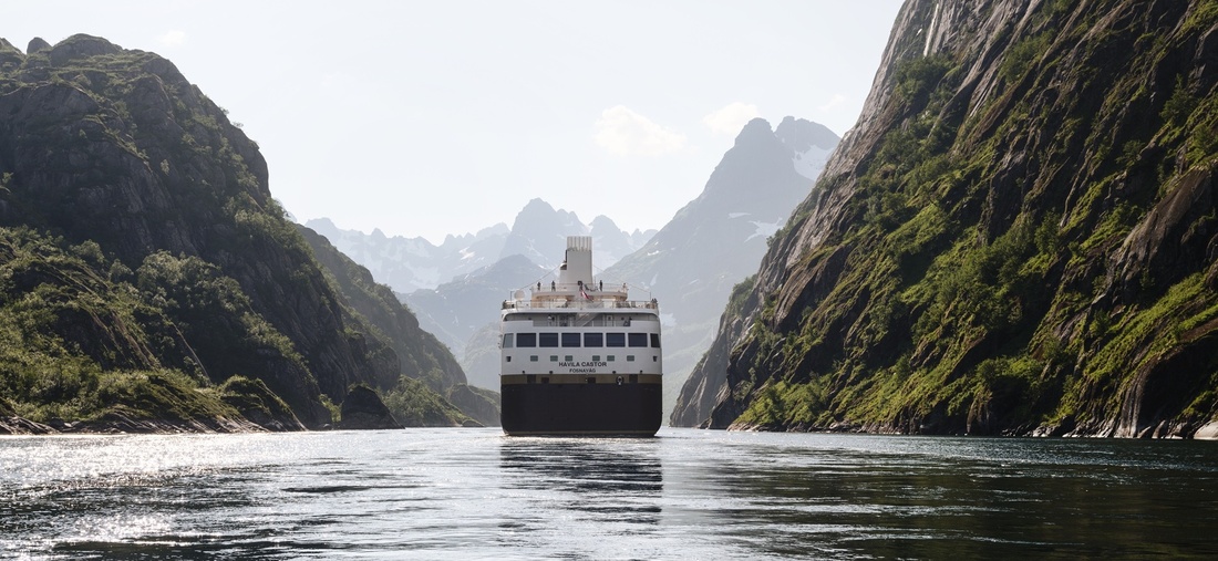 Havila Castor im Norwegischen Fjord