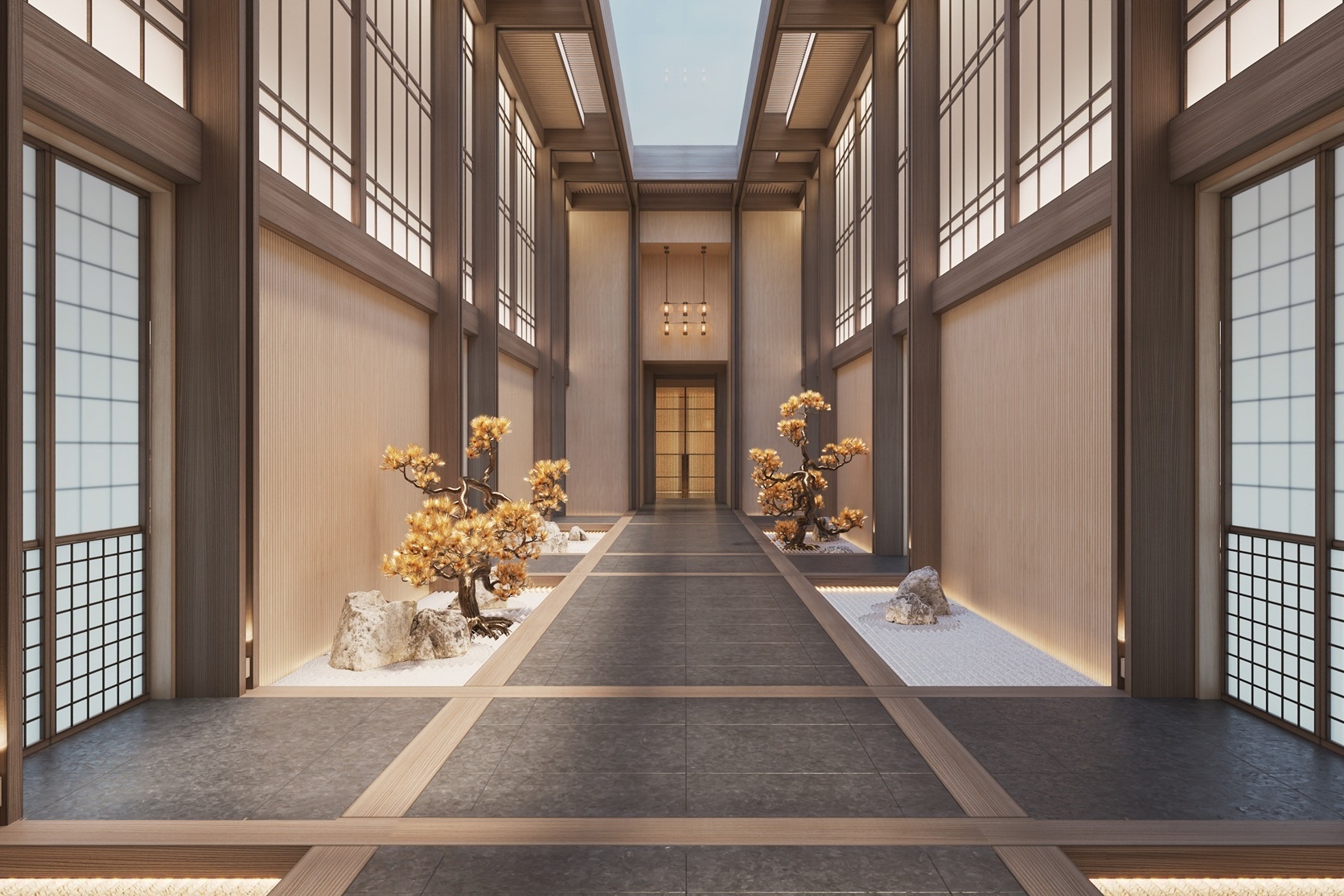 Wellness Courtyard an Bord der Amangati von Aman at Sea