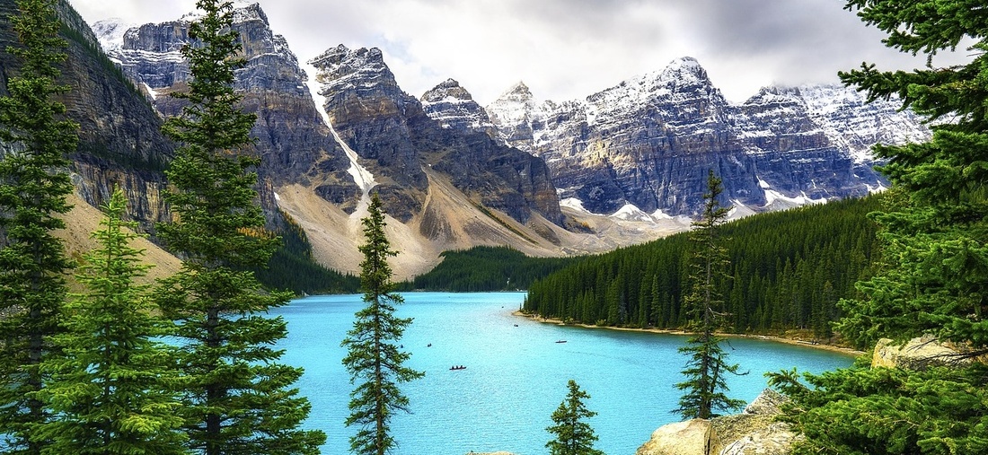 Blick auf den Banff-Nationalpark.