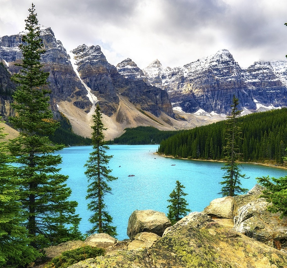 Blick auf den Banff-Nationalpark.
