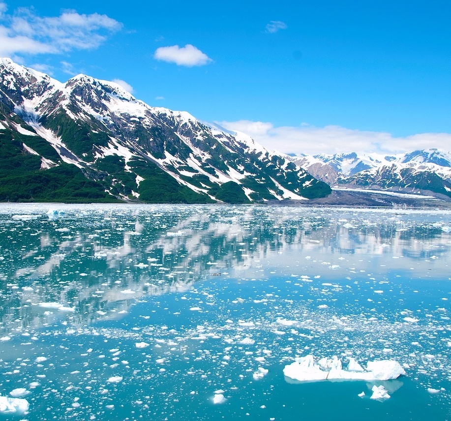 Traumhafte Bergkulisse in Alaska.