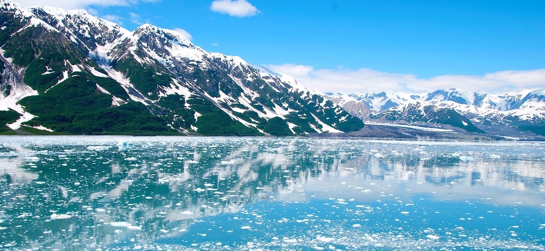 Traumhafte Bergkulisse in Alaska.