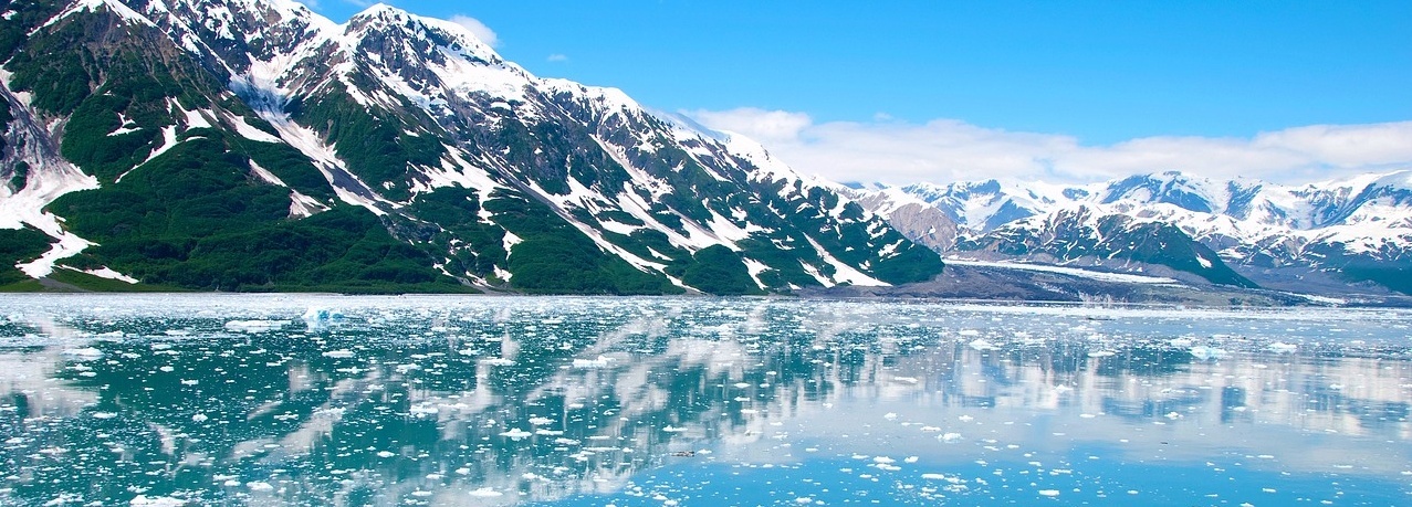 Traumhafte Bergkulisse in Alaska.