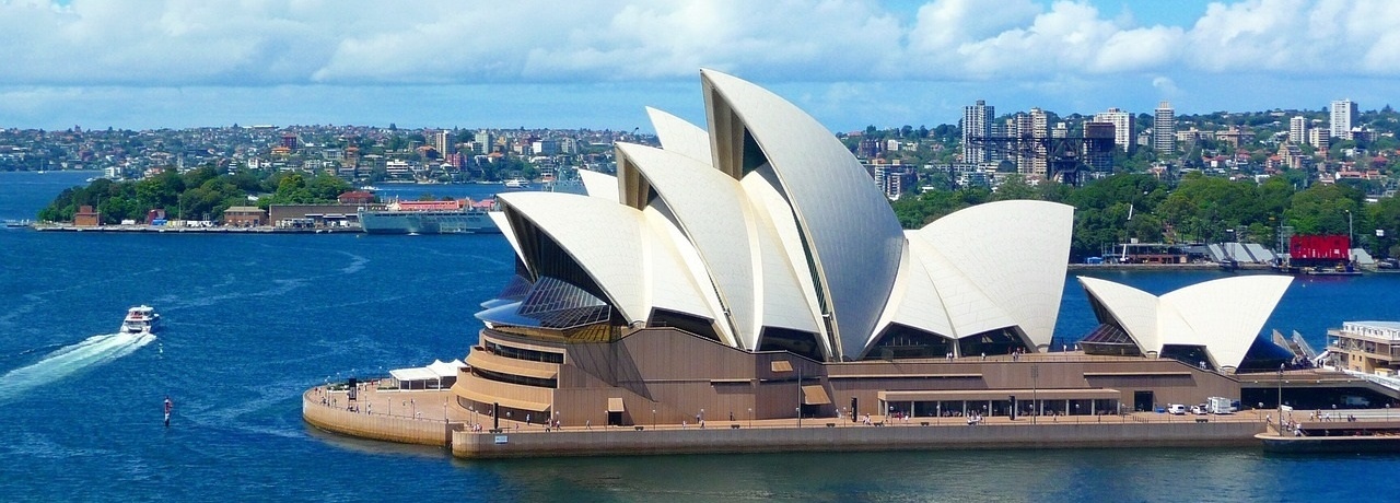 Blick auf das Sydney Opernhaus.