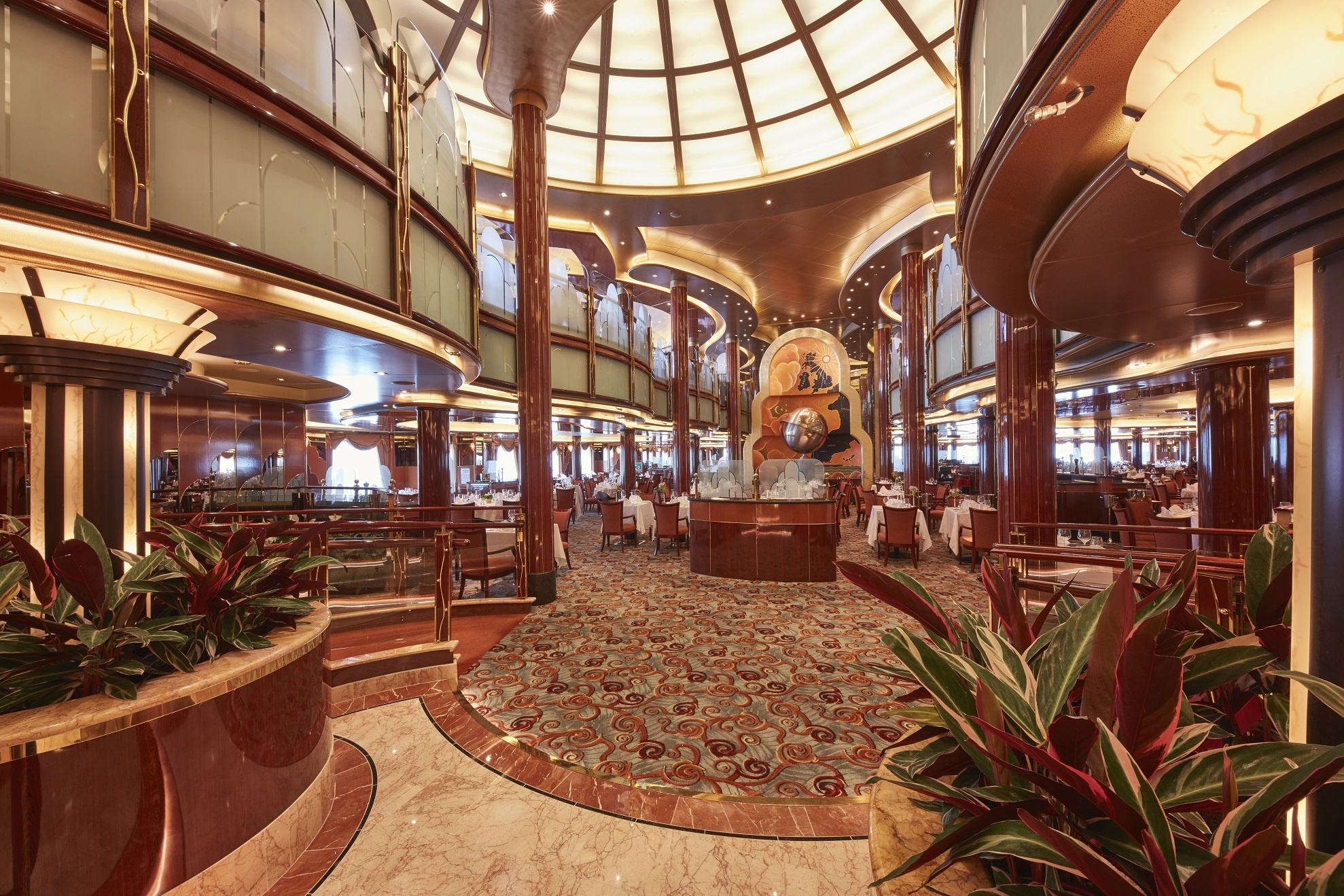 Britannia Restaurant an Bord der Queen Victoria