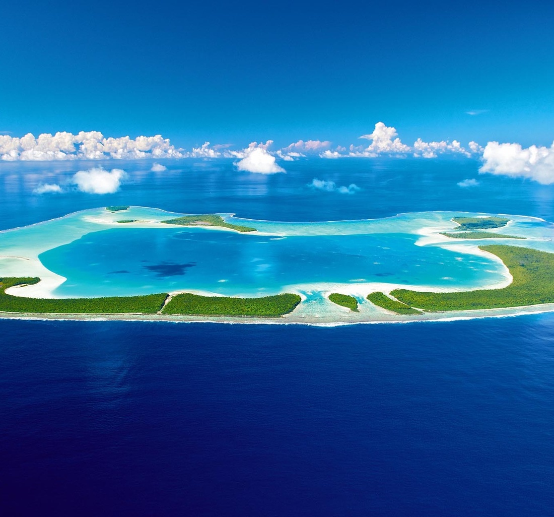 Blick auf eine Insel.