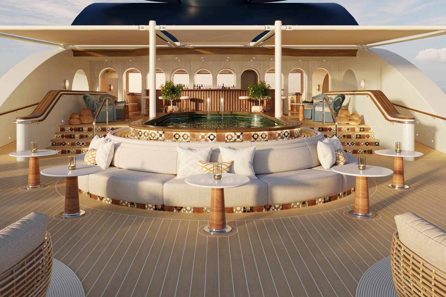 Horizon View Bar Four Seasons Yachts