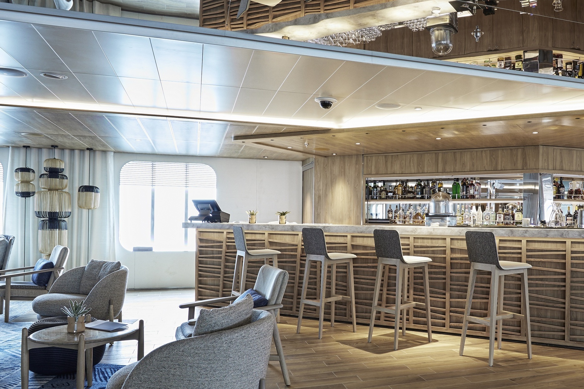 Bar an Bord der Le Laperouse von Ponant