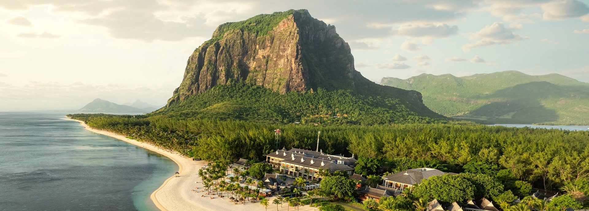 Luftaufnahme vom St Regis Le Morne Mauritius
