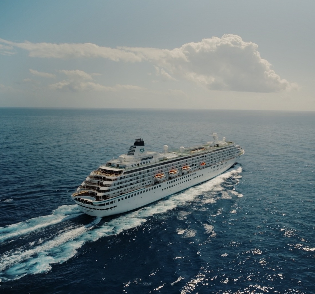 Crystal Cruises auf hoher See