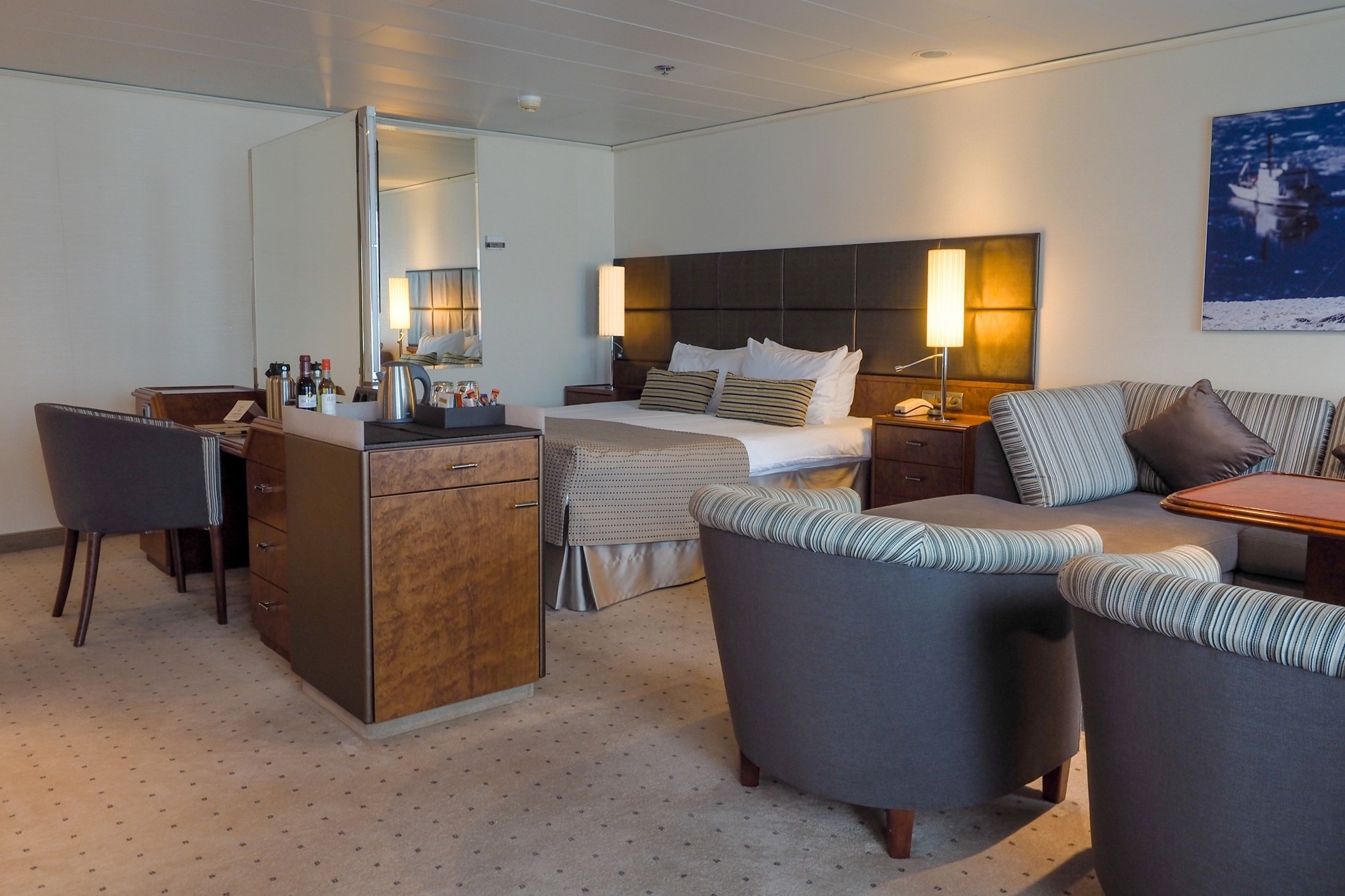 Heritage Suite an Bord von Heritage Expeditions